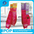 pop thick cardboard magazine counter display rack for hotel book store retail market